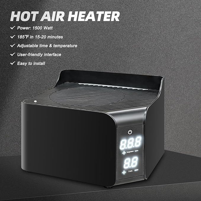 Gollense Red Light Sauna with Hot Air Heater, Portable Sauna for Home with 660nm Red Light Therapy Lamp Full Body Sauna Sweat Box, Thicken Tent, Folding Chair, Adjustable Temperature, Timer Setting