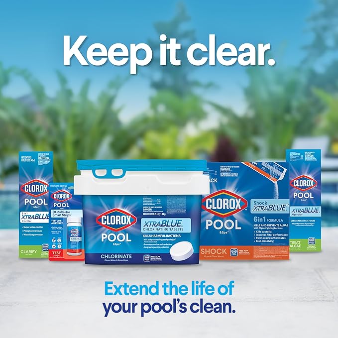 Clorox® Pool&Spa™ Swimming Pool Calcium Hardness Increaser, Prevents Corrosion, Etching and Staining, 4LB (Pack of 1)
