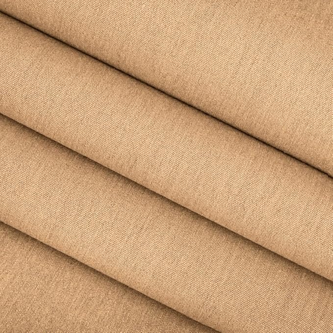 RSH DECOR: Sunbrella Square Throw Pillows Set of 4 | 20" x 20" | Water and Fade-Resistant Performance Fabric | Outdoor Pillow Covers with Down-Alternative Inserts | Made in USA (Cast Sand Tan)