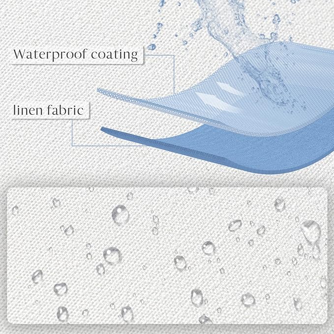 Ashler 16 x 16 Outdoor Pillow Inserts Set of 4 Water Resistant Throw Pillow Inserts Hypoallergenic Pillow Insert for Patio, Bench, Garden, Indoor Outdoor Decorative