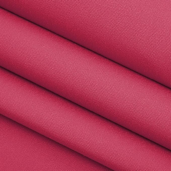 RSH DECOR: Sunbrella Square Throw Pillows Set of 4 | 20" x 20" | Water and Fade-Resistant Performance Fabric | Outdoor Pillow Covers with Down-Alternative Inserts | Made in USA (Canvas Hot Pink)