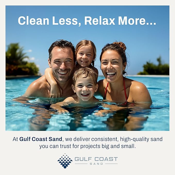 4-Pack Pool Filter Sand, Premium Filtration with Pure Silica Formula, 50 Lbs - Swimming Pool System Accessories and Supplies for Cleaning and Maintenance