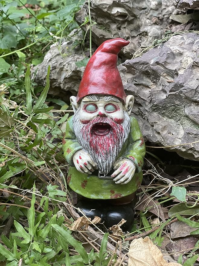 G150027 Zombie Walking Dead Gnome Garden Statue Sculpture