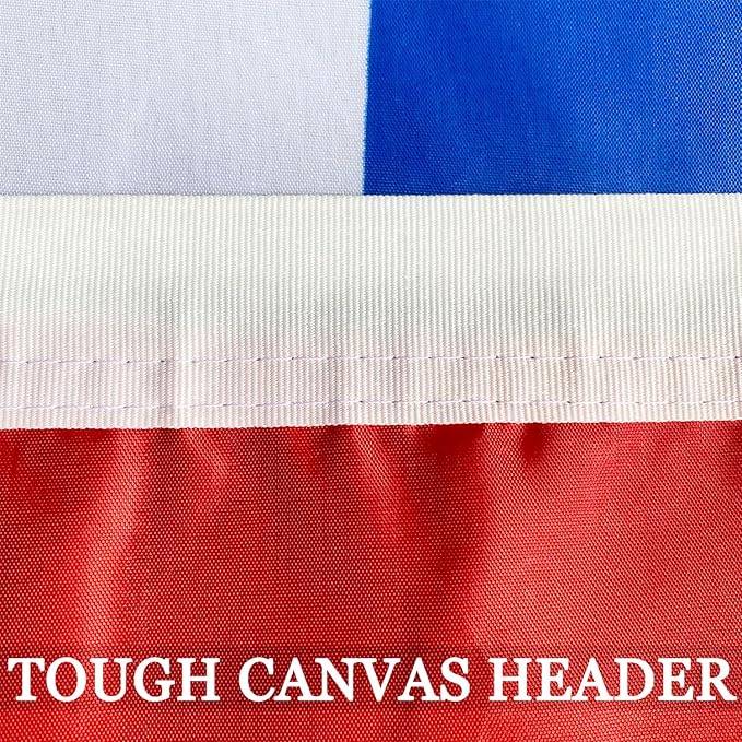 Cuban Cuba Flag 3x5 Outdoor Double Sided- 3Ply 240D 4 Rows Stitched- Large 3x5 Cuban Flag For Wall- UV Fade Resistant With Canvas Header & 2 Brass Grommets
