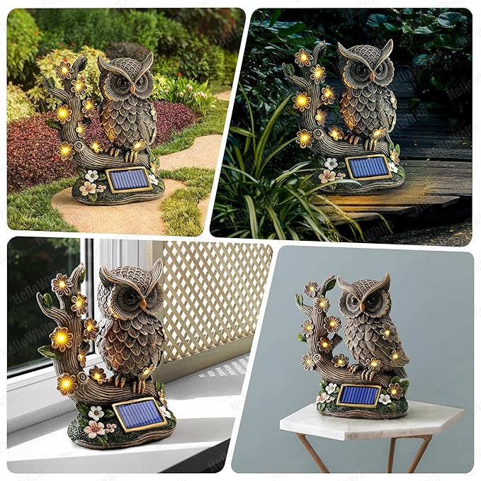 Solar Garden Decorations – Beautiful Outdoor Garden Statue for Yard Decor, Garden Decor & Outdoor Decor | Perfect Yard Art and Outdoor Statues for Garden Decor for Outside