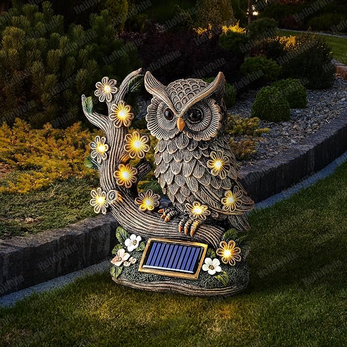 Solar Garden Decorations – Beautiful Outdoor Garden Statue for Yard Decor, Garden Decor & Outdoor Decor | Perfect Yard Art and Outdoor Statues for Garden Decor for Outside