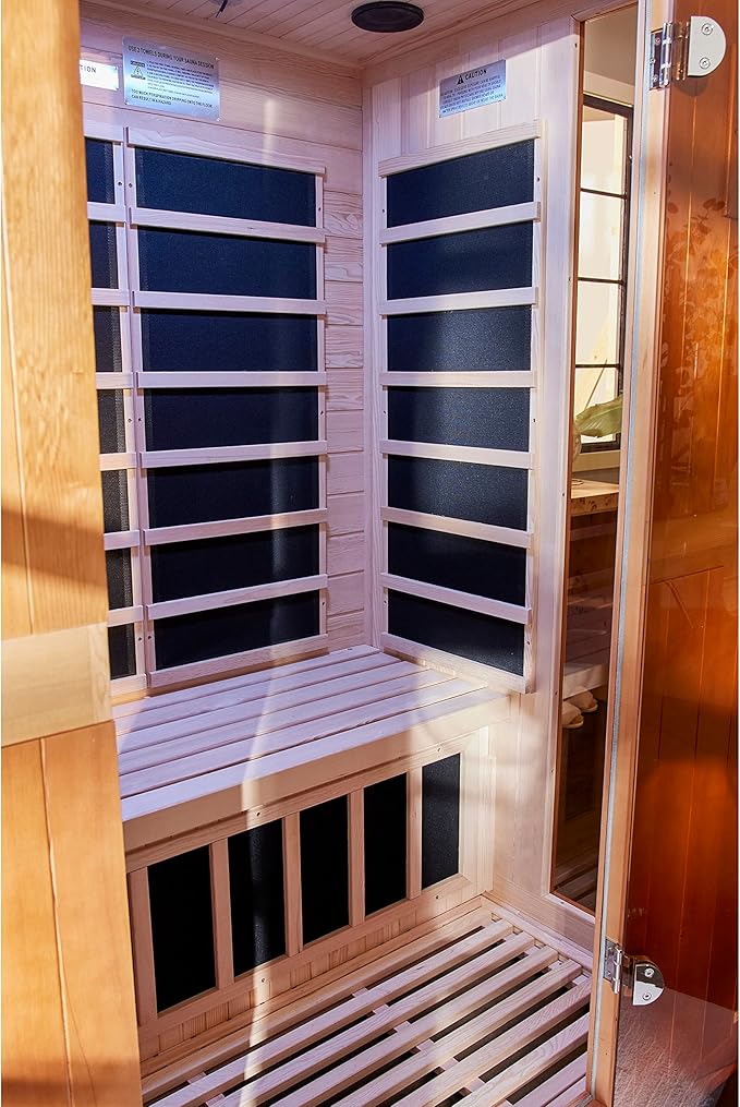 Dynamic Saunas Venice 2-Person Low EMF (Under 8 MG) FAR Infrared Sauna, Curb Side Delivery New