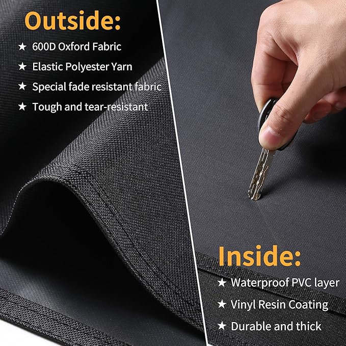 SUPJOYES Grill Cover for Traeger Pro 22 Series Wood Pellet Grill, Heavy Duty Waterproof BBQ Accessories for Traeger 22 Series, Outdoor Full Length Smoker Cover