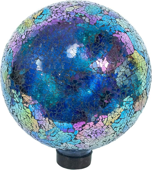 Echo Valley 8196 10-Inch Mosaic Glass Gazing Globe, Arco Iris