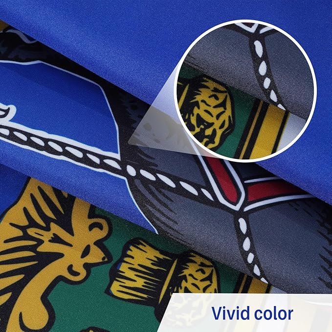 AMZFLAG Pennsylvania State Flag 3x5 ft Outdoor, Double Sided PA Pennsylvania Flag with 2 Brass Grommets Heavy Duty