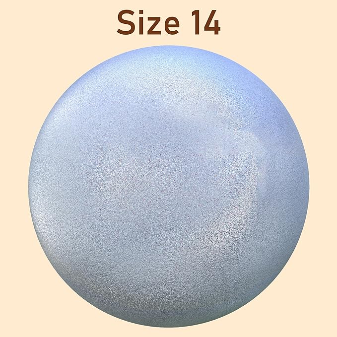 Lulu Decor, Silver Glitter Stainless Steel Gazing Mirror Ball Size 14, Smooth Reflective Shiny Garden Decoration Globe, Thankgiving and Halloween Decoration
