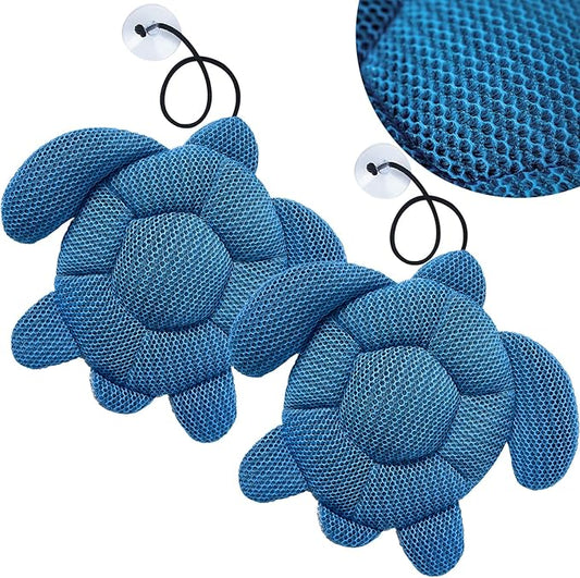 Hot Tub Scum Absorber, Scum Turtle Hot Tub Cleaner Hot Tub Accessories 2 Pack Hot Tub Sponge for Scum Reusable Spa & Pool Cleaner Hot Tub Oil Absorbing Scum Absorber Keeps Water Clean