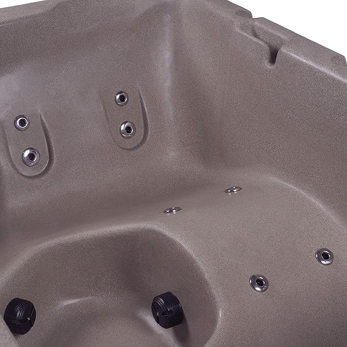 Aqualife Current Outdoor Hot Tub, Free Extras, Fits 4-Adults, Plug and Play Spa, Free Cover Included, Made in USA